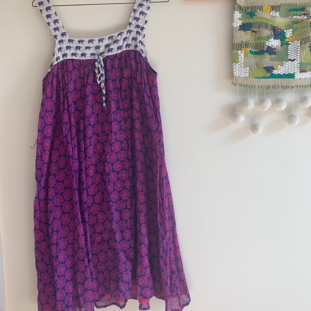 Anthropologie cotton summer dress